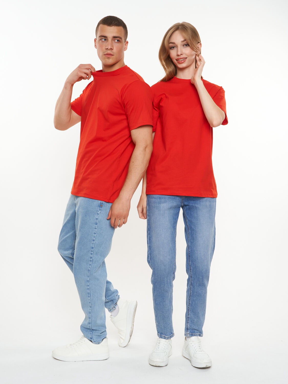Футболка красная 180 грамм (от 50 шт)